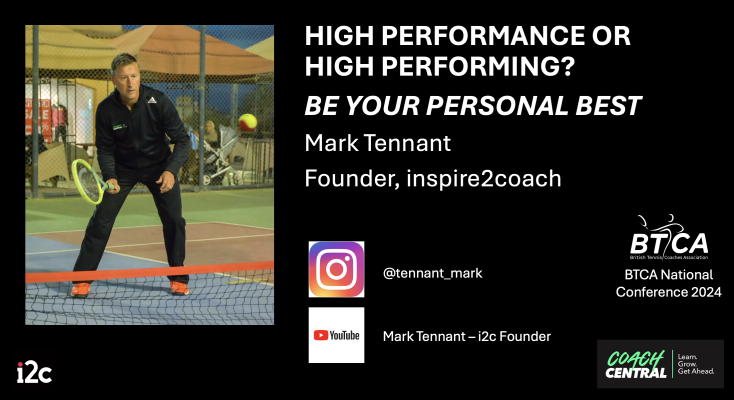 Mark Tennant: High Performance or High Performing